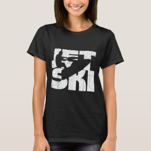 Camiseta Retro Vintage Jet Ski Water Sports Watercraft Skii