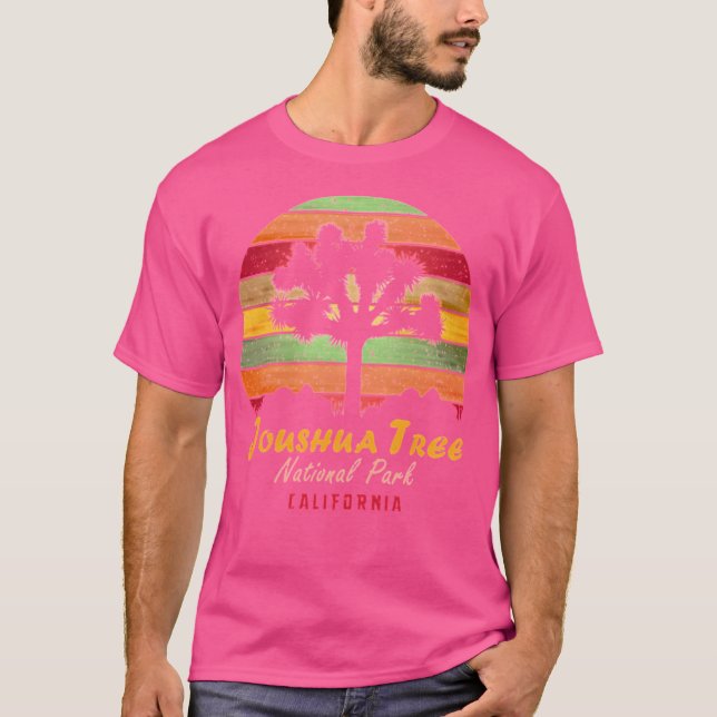 Camiseta Retro Vintage Joshua Tree National Park Ters (Frente)