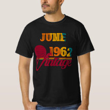 Retro Vintage junho de 1962 Aniversário Presente I