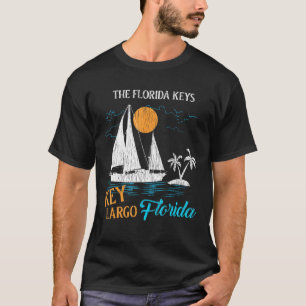 Camiseta Retro Vintage Key Largo Family Férias Corresponde