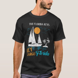 Camiseta Retro Vintage Key Largo Family Férias Corresponden