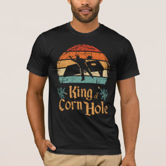 Camiseta Retro Vintage King of Corn Hole