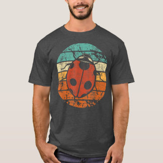 Camiseta Retro Vintage Ladybug Animal Insetect Lover Ladybi