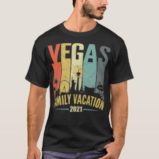 Camiseta Retro Vintage Las Vegas Férias Familiares 2021