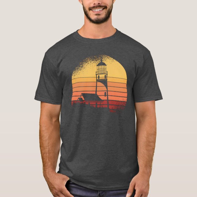 Camiseta Retro Vintage Lighthouse friend (Frente)