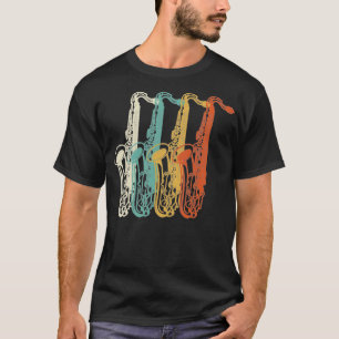 Camiseta Retro Vintage Marching Banda Saxofone 2