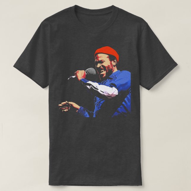 Camiseta Retro Vintage Marvin Gaye (Frente do Design)