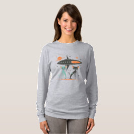 Camiseta Retro Vintage MCM Gatos Laranja Preto