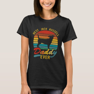 Camiseta Retro Vintage Melhor Jack Russell Papai Ever Jack