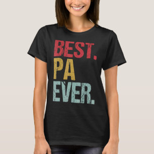 Camiseta Retro Vintage Melhor Pa Nunca Novo Papa Life Pais
