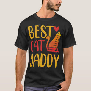 Camiseta Retro Vintage - Melhor Pai De Gato De Dia de os pa