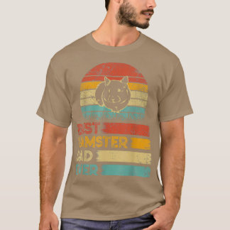 Camiseta Retro Vintage Melhor Pai De Hamster Alguma Vez Cam