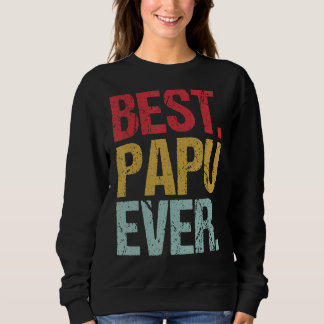 Camiseta Retro Vintage Melhor Papu Nunca Novo Pai da Vida P