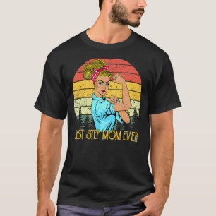 Camiseta Retro Vintage Melhor Passo Mamãe Já Orgulhosa Vovó