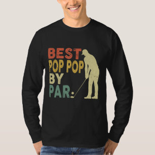 Camiseta Retro Vintage Melhor Pop de Pop por Par Golf Da Pa