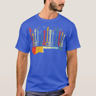 Camiseta Retro Vintage - Melhor Tio De Violão Sobre Guitari