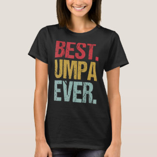 Camiseta Retro Vintage Melhor Umpa Nunca Novo Pai da Vida P