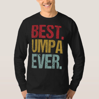 Camiseta Retro Vintage Melhor Umpa Nunca Novo Pai da Vida P