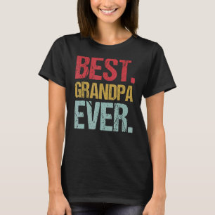 Camiseta Retro Vintage Melhor Vovô Nunca Novo Papa Vida Fat