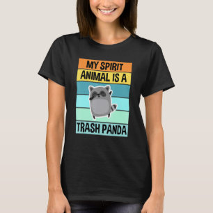 Camiseta Retro Vintage Meu Animal Espirituoso É Um Lixo Pan