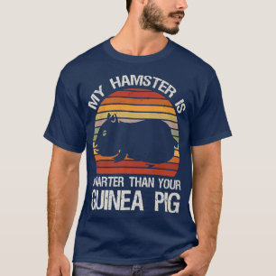 Camiseta Retro Vintage Meu Hamster é mais inteligente que s