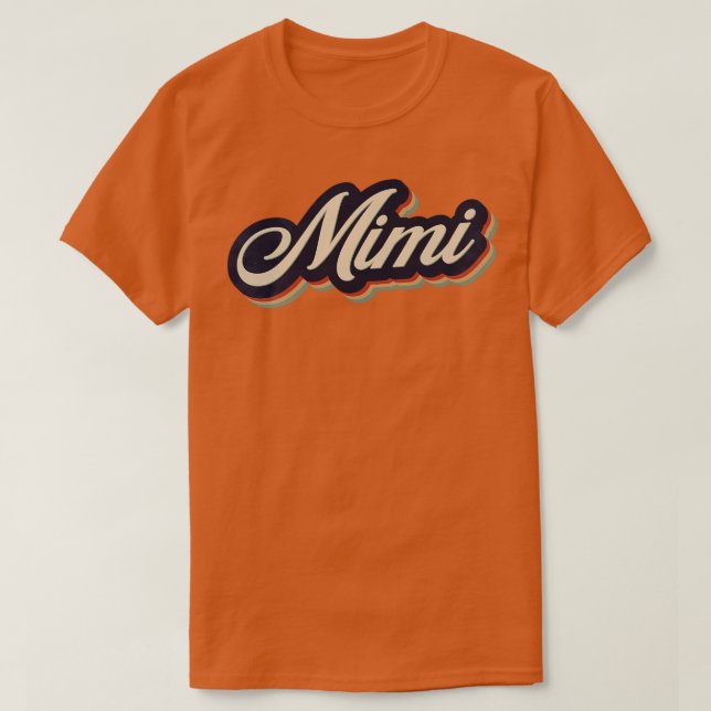 Camiseta Retro Vintage Mimi (Frente do Design)