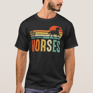 Camiseta Retro Vintage Minha Próxima Esposa Não Terá Cavalo