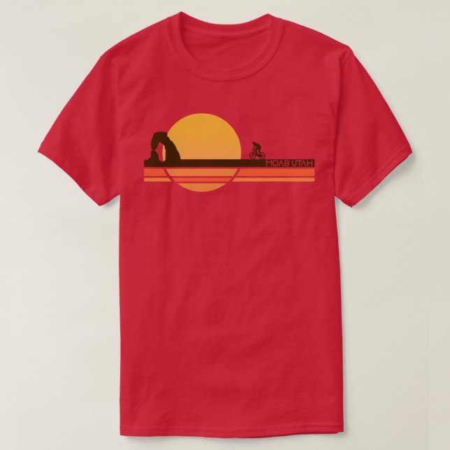 Camiseta Retro Vintage Moab Utah (Frente do Design)