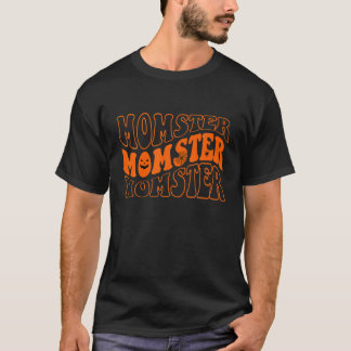 Camiseta Retro Vintage Momster Skeleton Spooky Halloween Vi