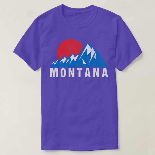 Camiseta Retro Vintage Montana7 (Frente do Design)