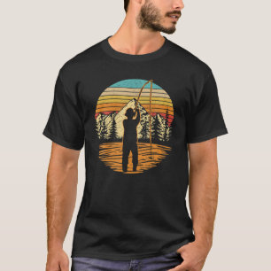 Camiseta Retro Vintage Moscou Moscou Arado Pescador