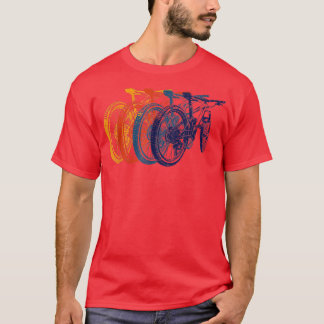 Camiseta Retro Vintage Mountainbike Triathlon Downhill cycl