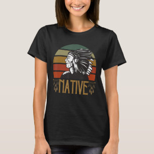 Camiseta Retro Vintage Native American Tribe Men