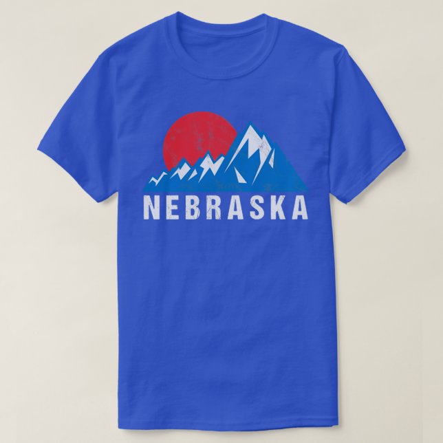 Camiseta Retro Vintage Nebraska3 (Frente do Design)