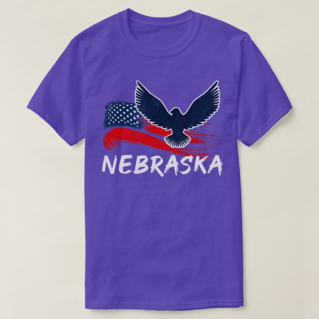 Camiseta Retro Vintage Nebraska4 (Frente do Design)