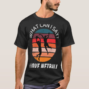 Camiseta Retro Vintage Netball O que posso dizer que amo Ne