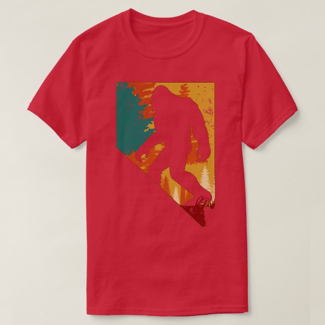 Camiseta Retro Vintage Nevada (Frente do Design)