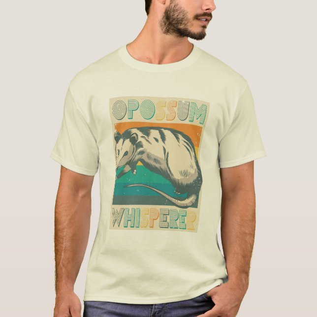 Camiseta Retro Vintage Ogambm Whispere, Possum Lovers Gift (Frente)