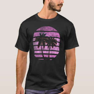 Camiseta Retrô Vintage - Palmeiras Sunset