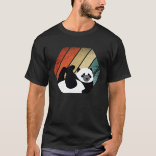 Camiseta Retro vintage Panda e animal fofo 2