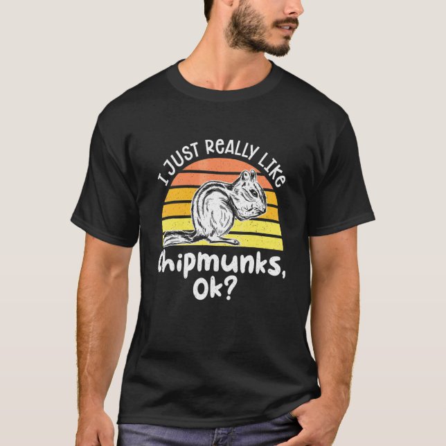 Camiseta Retro Vintage Pet Esquilo (Frente)