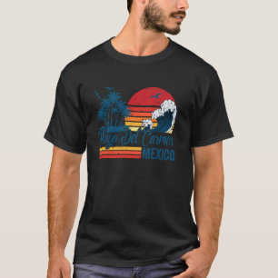 Camiseta Retro Vintage Playa Del Carmen México Férias de Ve