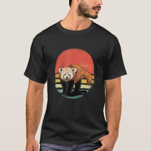 Camiseta Retro Vintage Red Panda Selvagem Animal Selvagem M