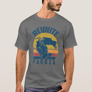 Camiseta Retro Vintage Reunite Pangea Funny Geologista - Ge