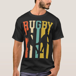 Camiseta Retro Vintage Rugby Silhouette Sports Lover MP
