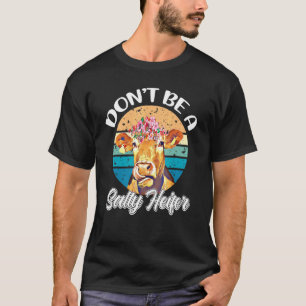 Camiseta Retro Vintage Salty Novilha Racher Agricultor Flor