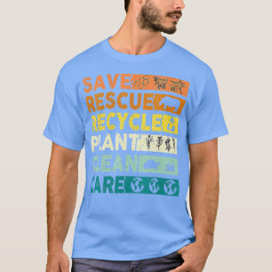 Camiseta Retro Vintage Salvar Abelhas Salvando Animais Reci