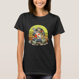Camiseta Retro Vintage Samurai - Guerreiro Japonês