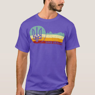 Camiseta Retro Vintage Save Ucrânia