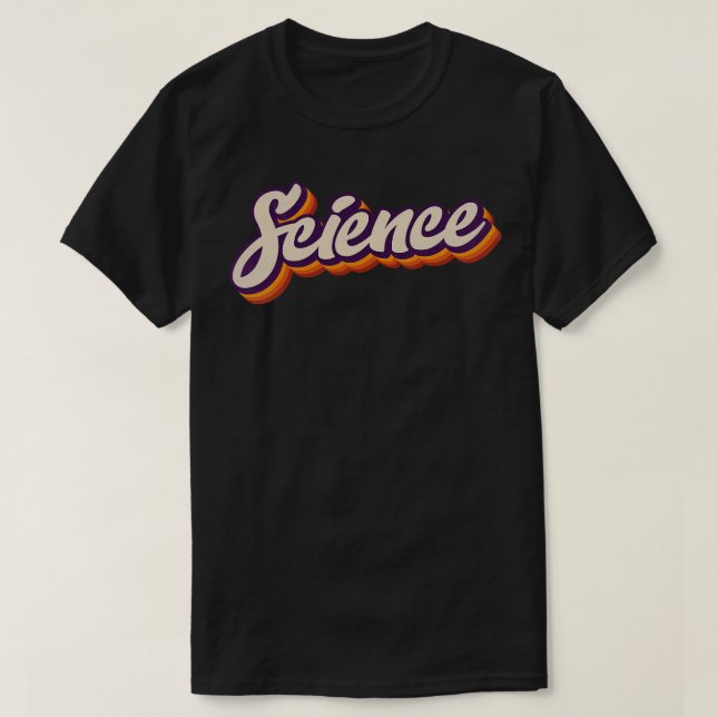 Camiseta Retro Vintage Science (Frente do Design)